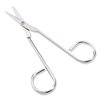 First Aid Only Scissors, Pointed Tip, 4.5 Long, Nickel Straight Handle FAE-6004